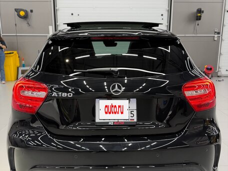 2013 Mercedes-Benz A-Класс 180 III (W176), чёрный, 1300000 рублей, вид 4