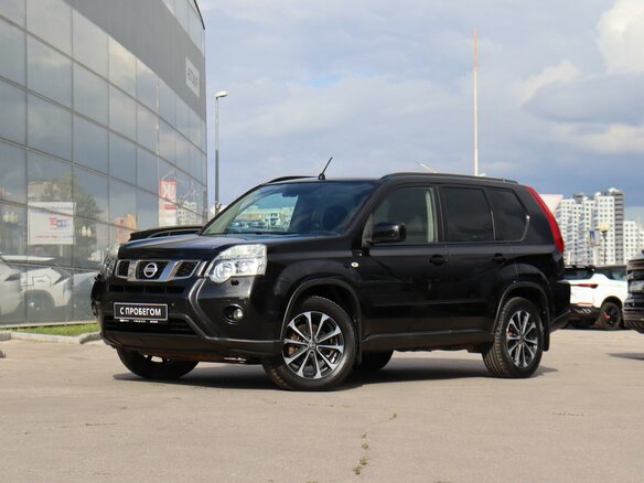 2011 Nissan X-Trail II Рестайлинг, чёрный