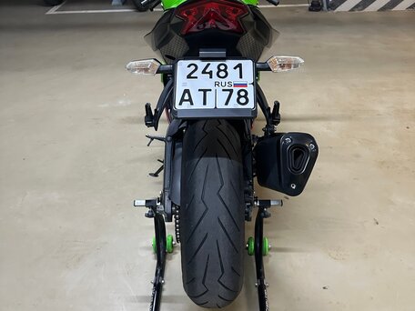 2014 Kawasaki ZX-6R Ninja, зелёный, 840000 рублей, вид 3