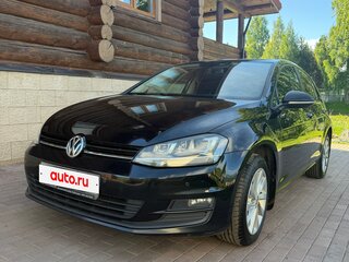 2013 Volkswagen Golf VII, чёрный, 971000 рублей, вид 3