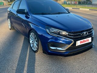 2025 Lada (ВАЗ) Vesta I Рестайлинг (NG), синий, 1550000 рублей, вид 3