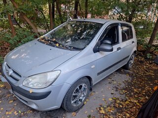 2008 Hyundai Getz I Рестайлинг, серебристый, 380000 рублей, вид 1