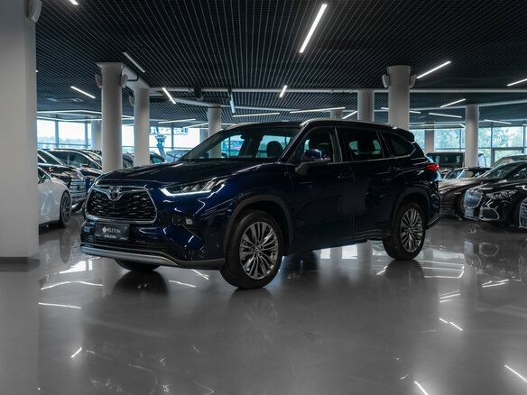 2026 Toyota Highlander IV (XU70), синий