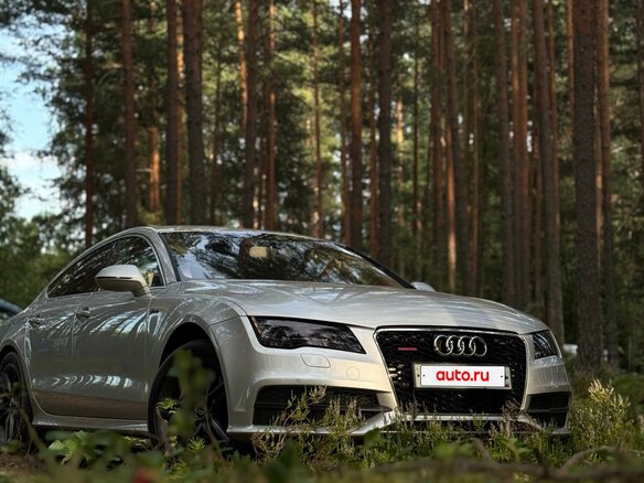 2014 Audi A7 I (4G), серебристый, 2100000 рублей - вид 4