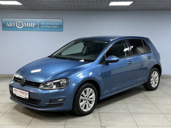 2013 Volkswagen Golf VII, голубой, 880000 рублей