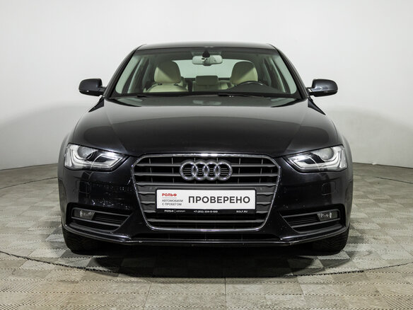 2014 Audi A4 IV (B8) Рестайлинг, чёрный, 1930500 рублей - вид 1