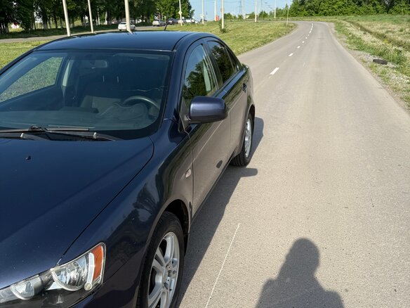 2007 Mitsubishi Lancer X, синий