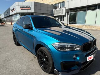 2019 BMW X6 30d II (F16), голубой, 4600000 рублей, вид 3