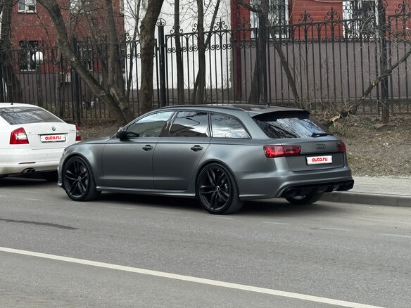 2015 Audi RS 6 III (C7) Рестайлинг, серый, 6500000 рублей - вид 6