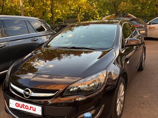 2014 Opel Astra J Рестайлинг, коричневый, 990000 рублей, вид 1