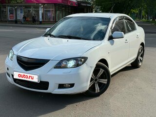 2008 Mazda 3 I (BK) Рестайлинг, белый, 399999 рублей, вид 1
