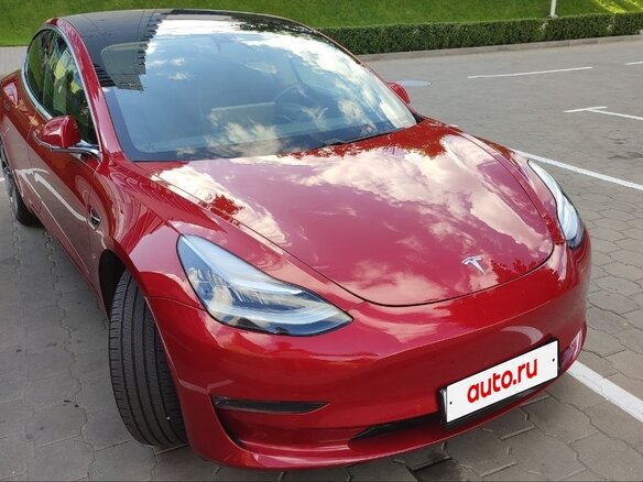 2018 Tesla Model 3 Long Range I, красный, 2900000 рублей