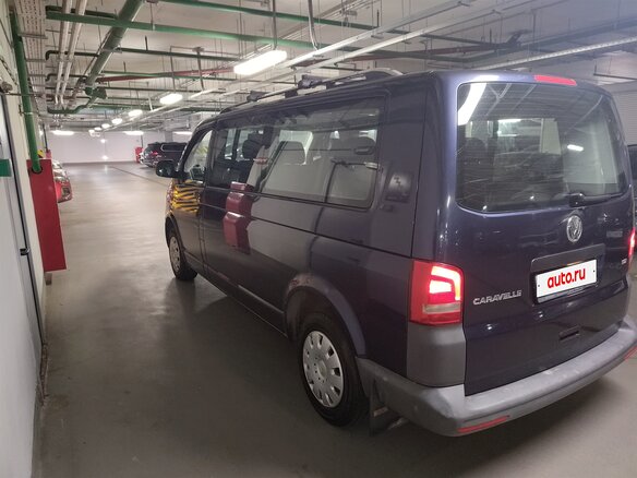 2012 Volkswagen Caravelle Long T5 Рестайлинг, синий - вид 2