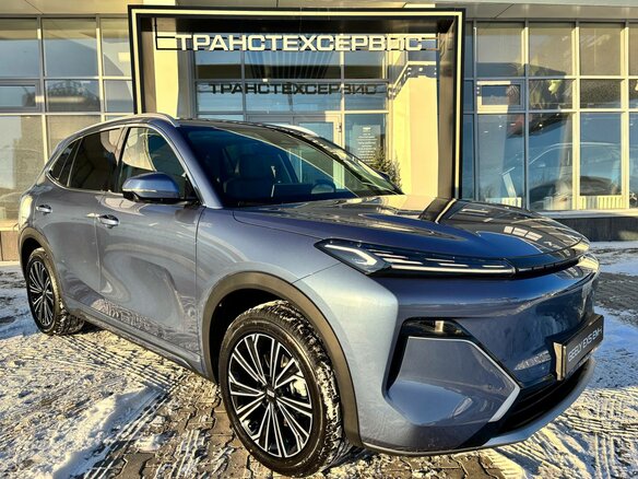 2025 Geely EX5 Гибрид EM-i, синий - вид 6