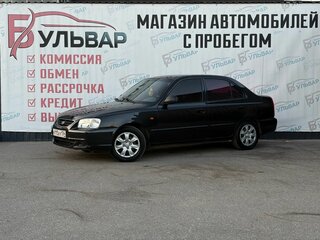 2008 Hyundai Accent ТагАЗ II, чёрный, 379000 рублей, вид 3