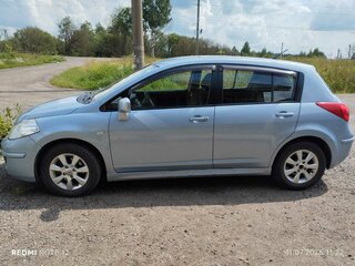 2010 Nissan Tiida I Рестайлинг, голубой, 595000 рублей, вид 4