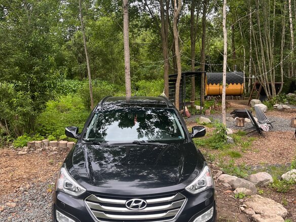 2012 Hyundai Santa Fe III, чёрный, 1650000 рублей - вид 3