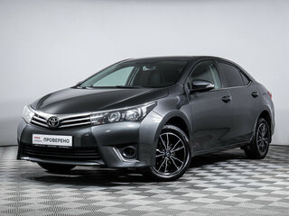 2013 Toyota Corolla XI (E160, E170, E180), серый, 1298000 рублей, вид 1