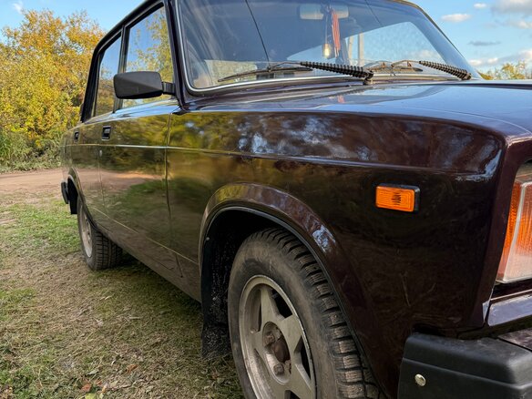 2003 Lada (ВАЗ) 2107, красный, 175000 рублей