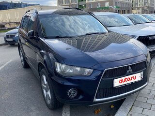 2011 Mitsubishi Outlander II Рестайлинг, синий, 1050000 рублей, вид 2