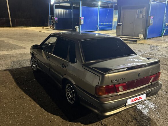 2002 Lada (ВАЗ) 2115, серебристый, 140000 рублей - вид 4