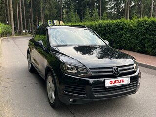 2010 Volkswagen Touareg II, чёрный, 2300000 рублей, вид 4