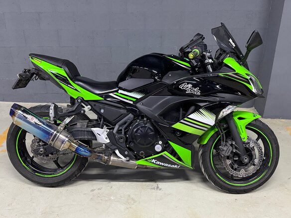 2017 Kawasaki Ninja 650, зелёный, 570000 рублей - вид 6