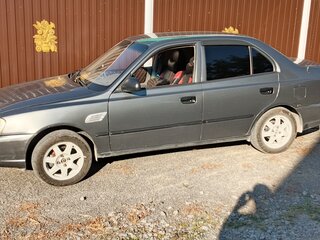 2004 Hyundai Accent ТагАЗ II, серый, 400000 рублей, вид 2