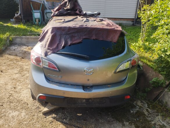 2010 Mazda 3 II (BL), серый, 270000 рублей