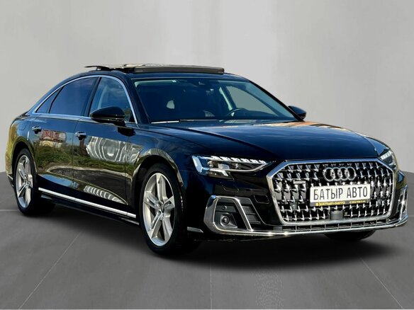 2023 Audi A8 Long 50 TFSI IV (D5) Рестайлинг, чёрный, 10500000 рублей - вид 2