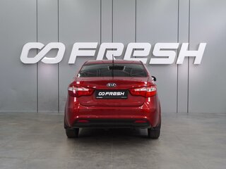 2013 Kia Rio 5-speed III, красный, 829000 рублей, вид 4