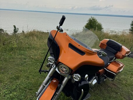 2014 Harley-Davidson Electra Glide, коричневый, 1000000 рублей, вид 2