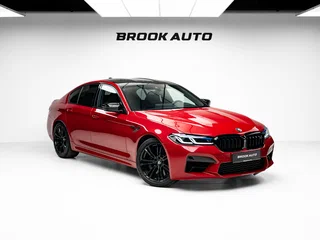 2021 BMW M5 Competition VI (F90) Рестайлинг, красный, 9990000 рублей, вид 3