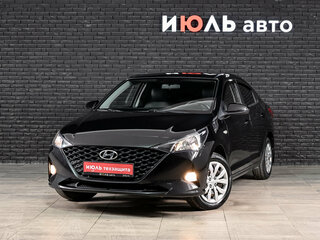 2020 Hyundai Solaris II Рестайлинг, чёрный, 1535000 рублей, вид 1