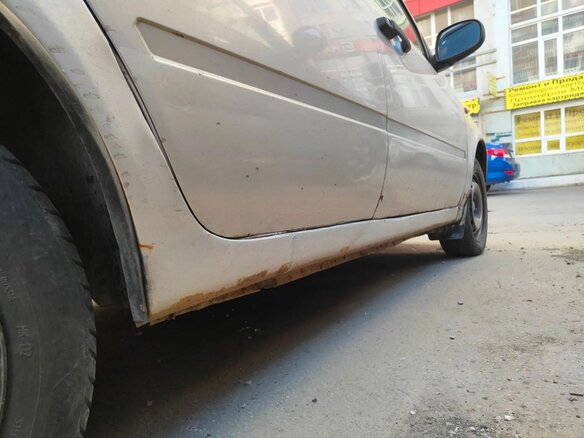 2008 Lada (ВАЗ) Kalina I, серебристый, 172000 рублей - вид 8