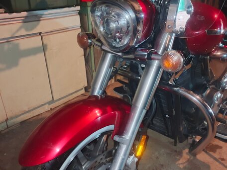 2009 Yamaha XVS1300, красный, 630000 рублей, вид 3