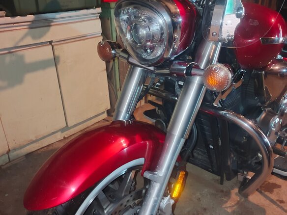 2009 Yamaha XVS1300, красный, 630000 рублей - вид 3