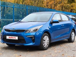 2019 Kia Rio IV, синий, 1580000 рублей, вид 1