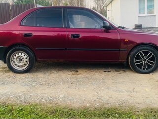 2007 Hyundai Accent ТагАЗ II, красный, 185000 рублей, вид 4