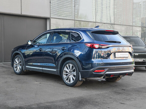 2021 Mazda CX-9 II Рестайлинг, синий, 3550000 рублей - вид 5