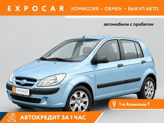 2007 Hyundai Getz I Рестайлинг, голубой, 345000 рублей, вид 1
