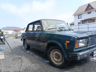 2007 Lada (ВАЗ) 2107, зелёный, 165000 рублей, вид 5
