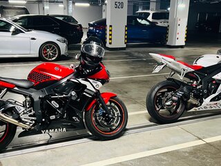 2003 Yamaha YZF-R6, красный, 650000 рублей, вид 4
