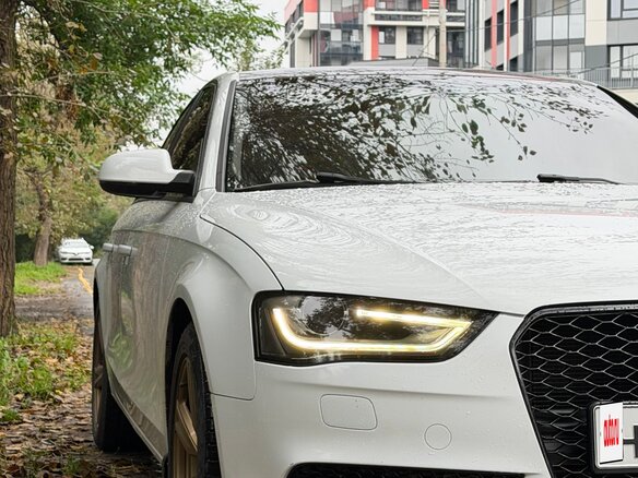 2015 Audi A4 IV (B8) Рестайлинг, белый, 1850000 рублей - вид 8