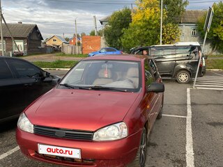 2010 Lada (ВАЗ) Kalina I, красный, 125000 рублей, вид 2