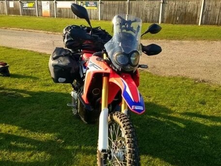 2018 Honda CRF 250L Rally, красный, 695000 рублей, вид 2