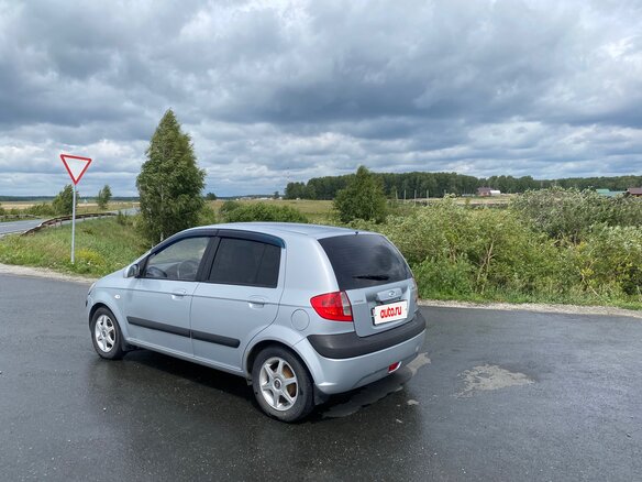 2006 Hyundai Getz I Рестайлинг, серебристый, 490000 рублей - вид 6