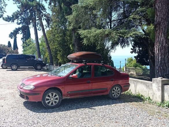 2000 Renault Megane I Рестайлинг, пурпурный, 220000 рублей - вид 2