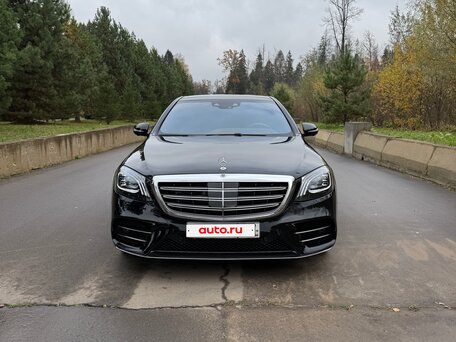 2020 Mercedes-Benz S-Класс 450 Long VI (W222, C217) Рестайлинг, чёрный, 7950000 рублей, вид 1