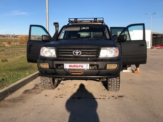 2007 Toyota Land Cruiser 100 Series Рестайлинг 2, чёрный, 2100000 рублей, вид 1